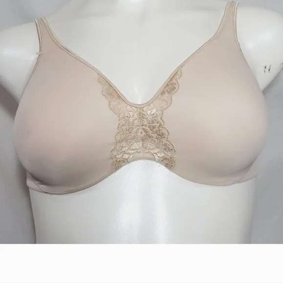 Bali 3642 Passion For Comfort Minimizer Underwire Bra 36D Nude - Picture 1 of 5